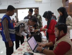 Pemeriksaan EKG Untuk Calon Taruna Akpol Di Aula Biddokkes Polda Aceh