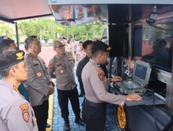 Kapolda Aceh Saksikan Simulasi Penerbangan Drone Ditsamapta Polda Aceh