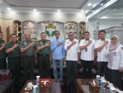 Pangdam IM Terima Audiensi Dengan Ketua Komisi Independen Pemilihan (KIP) Aceh