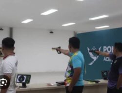Jabar Raih Emas Nomor 25 M Rapid Fire Pistol Men Beregu