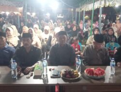 Warga Tumpah Ruah Di Acara Silaturrahmi Syech Muharram d Lamsayeun Ingin Jaya Aceh Besar.