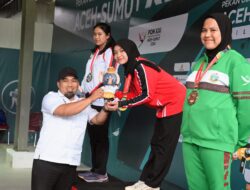Pj Bupati Iswanto Kalungkan Medali Cabor Menembak PON XXI