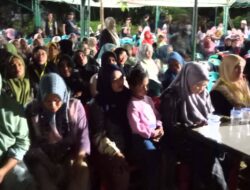 Hujan Deras, Tidak Mengurangi Semangat Warga Hadir Pada Silaturrahmi Balon Independen Pasangan Bupati Aceh Besar.