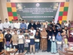 Persaudaraan Pidie Raya Adakan Maulid Nabi Muhammad SAW, Santuni Anak Yatim dan Kukuhkan Pengurus PIRA Bansigom Aceh.