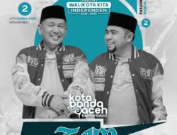 Chek Zainal dan Dr. Mulia Paslon Walkot Banda Aceh No.Urut 2, Siap Bertarung di Debat Kandidat Besok Malam.