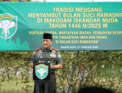 Kodam Iskandar Muda Gelar Tradisi Meugang, Sambut Ramadhan dengan Kebersamaan