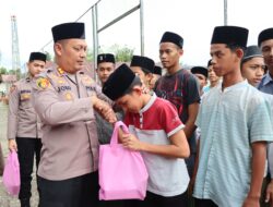 Wujud Kepedulian Di Bulan Ramadhan Kapolres Aceh Besar Berbagi Takjil Di Pesantren Al-Fauzul Kabir