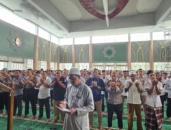 Polda Aceh Gelar Salat Gaib untuk Personel yang Gugur dalam Tugas di Way Kanan