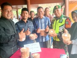 Bupati Aceh Besar H. Muharram Idris Sambangi Peserta Workshop BUMGAMA di Gampong Wisata Lubok Sukon Ingin Jaya.