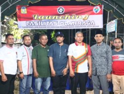 Kadisparpora Aceh Besar Resmikan Lapangan Mini Soccer Lam Rukam