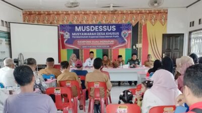 Pembentukan Koperasi Merah Putih Di Desa Suak Indrapuri