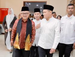 Wagub Aceh dan Mendikdasmen RI Letakkan Batu Pertama Pembangunan SMK Muhammadiyah Banda Aceh