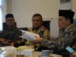 Wagub Aceh Temui Sekjen MUI, Bahas Pengembalian Status Tanah Wakaf Blang Padang