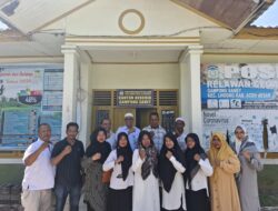 Panitia Jambore Kemanusian Peduli Kesehatan Survey Titik Lokasi Kegiatan Di Lhoong.