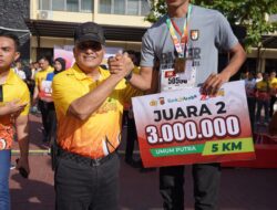Meriahkan Even Bhayangkara Run 2025, Personel Yonif 112/DJ Raih Juara II Umum Putra 5 K