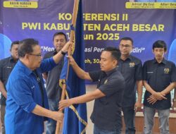 Jufrizal Terpilih Lagi Jadi Ketua PWI Aceh Besar, Fokus Perkuat Profesionalisme Wartawan