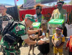 Satgas Yonif 112/DJ Gelar Baksos Layanan Kesehatan Gratis untuk Warga Puncak Jaya