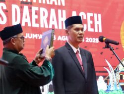 M Nasir Di Lantik Sebagai Sekda Aceh