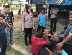 Warga Baitussalam Serahkan Maling Kambing Ke Polsek