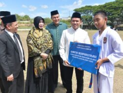Wagub Aceh Inspektur Apel Tahunan Pesantren Tgk. Chiek Oemar Diyan