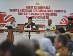 Wagub Aceh Fadhlullah Buka Rapat Konsolidasi Satgas Kopdes Merah Putih