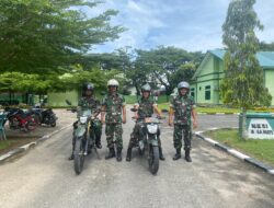 Demi Menjaga Keamanan Dan Ketertiban Di Wilayah, Kodim 0114 Aceh Jaya Rutin Melaksanakan Patroli