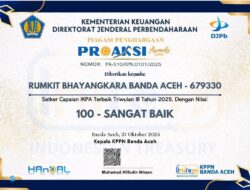 Rumkit Bhayangkara Polda Aceh Raih Tiga Penghargaan: BLU LPJ Tercepat serta Maturity Rating dan Capaian IKPA Terbaik