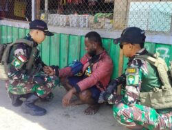 Satgas Yonif 112/DJ Laksanakan Layanan Kesehatan Gratis Keliling Di Puncak Jaya