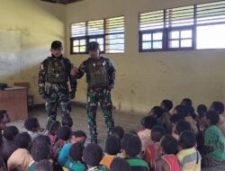 Satgas Yonif 112/DJ Mengajar, Jadikan Anak Papua Lebih Berkarya Dan Menuju Mimpi Besar