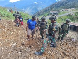 Satgas Yonif 112/DJ Edukasikan Ketahanan Pangan Di Puncak Jaya