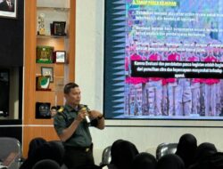 Pembekalan PPPK Satpol PP/WH 2025: Kapten Inf Riffal Tekankan Pentingnya Pendekatan Humanis dalam Penanganan Konflik