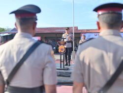 Kapolres Pidie Pimpin Upacara Sertijab Kasat Resnarkoba dan Kapolsek Jajaran