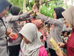 Tim SDM Polres Lhokseumawe Gelar Trauma Healing untuk Anak-anak di Riseh Teungoh