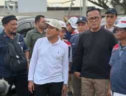 Wagub Aceh Dampingi Wamen BUMN Tinjau Huntara dan RSUD Aceh Tamiang