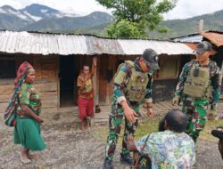 Satgas Yonif 112/DJ Menyapa Warga Kampung Kalome Lewat Kegiatan Komunikasi Sosial