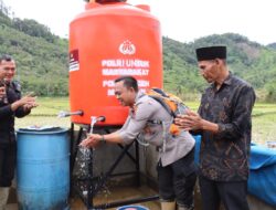 Bantuan Sumur Bor Air Bersih Kapolda Aceh ke-4 di Desa Terpencil Reje Payung Diresmikan Polres Aceh Tengah