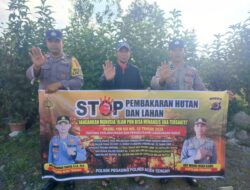 Cegah Karhutla di Musim Kemarau, Polisi di Aceh Tengah Gencarkan Patroli dan Sosialisasi kepada Warga