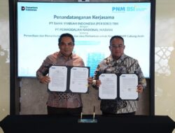 Caption-Kolaborasi BSI-PNM: 300 Ribu Nasabah Ultramikro di Aceh Buka Rekening BSI