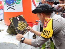 Kapolres Aceh Tengah Resmikan Sumur Bor ke-5 Bantuan Kapolda Aceh dan Mahasiswa STIK Angkatan 83 di Kuyun Uken