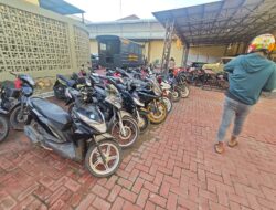 Ganggu Kenyamanan Ibadah Puasa, Polresta Banda Aceh Amanakan Puluhan Motor Balap Liar