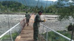 Progres 87 Persen, Pembangunan Jembatan Gantung Desa Mamas Indah Segera Difungsikan untuk Dukung Akses Lintas Nasional