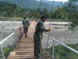 Progres 87 Persen, Pembangunan Jembatan Gantung Desa Mamas Indah Segera Difungsikan untuk Dukung Akses Lintas Nasional
