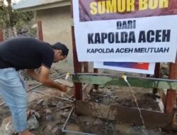 Sumur Bor Bantuan Kapolda Aceh Jadi Harapan Baru Warga Terdampak Bencana di Linge