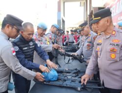 Kapolres Aceh Tengah Cek Inventaris Senpi Organik, Pastikan Tidak Ada Penyalahgunaan