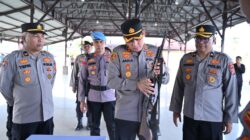 Kapolres Pidie Periksa Senjata Api Dinas Organik dan Pastikan Penggunaan Sesuai Prosedur