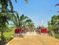 “Jelang Idul Fitri, Kodam IM rampungkan pembangunan Jembatan Bailey Desa Buket Bata, Kec Pante Bidari, Aceh Timur”