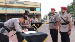 Kabag, Kasat dan Kapolsek Jajaran Polresta Banda Aceh Diserah Terimakan