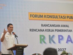 ‎M. Nasir Buka Forum Konsultasi Publik RKPA 2027, Dorong Pembangunan Tangguh dan Sinergi Pusat-Daerah